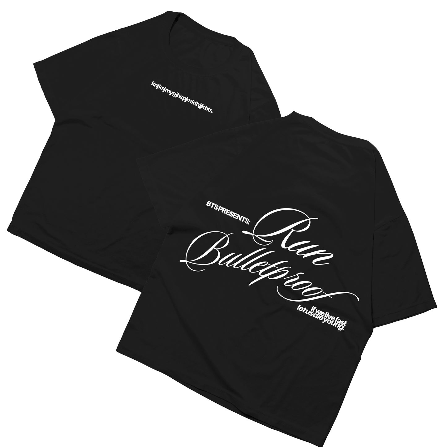 Run Bulletproof Oversized Puff Print T-Shirt