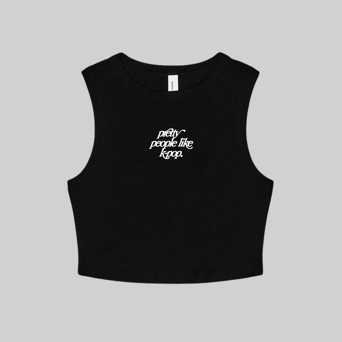 Pretty People Like K-Pop Cropped Tank
