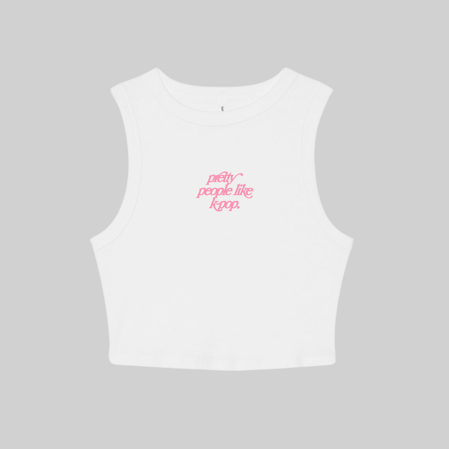 Pretty People Like K-Pop Cropped Tank