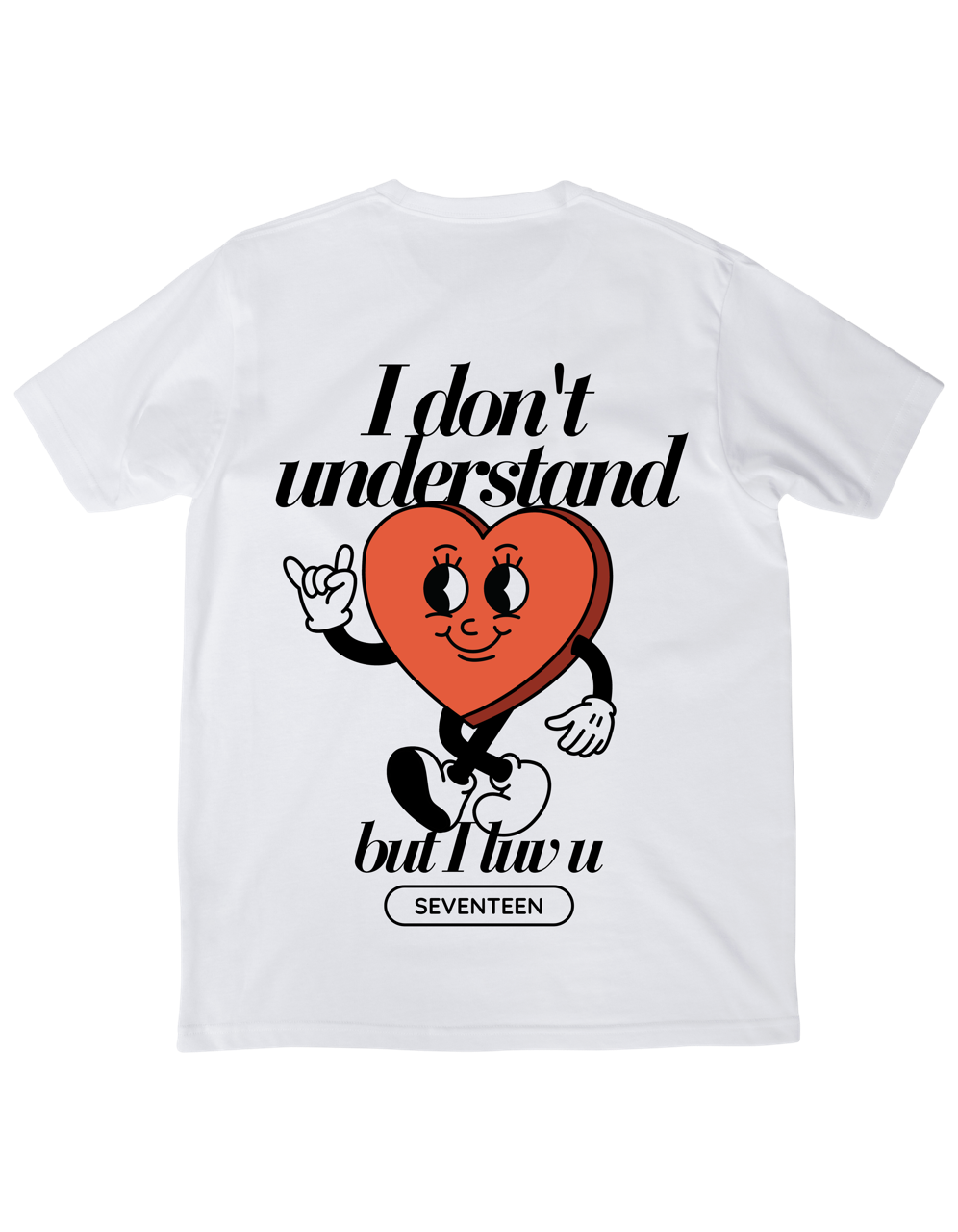 Seventeen 'I Don't Understand But I Luv U' T-Shirt