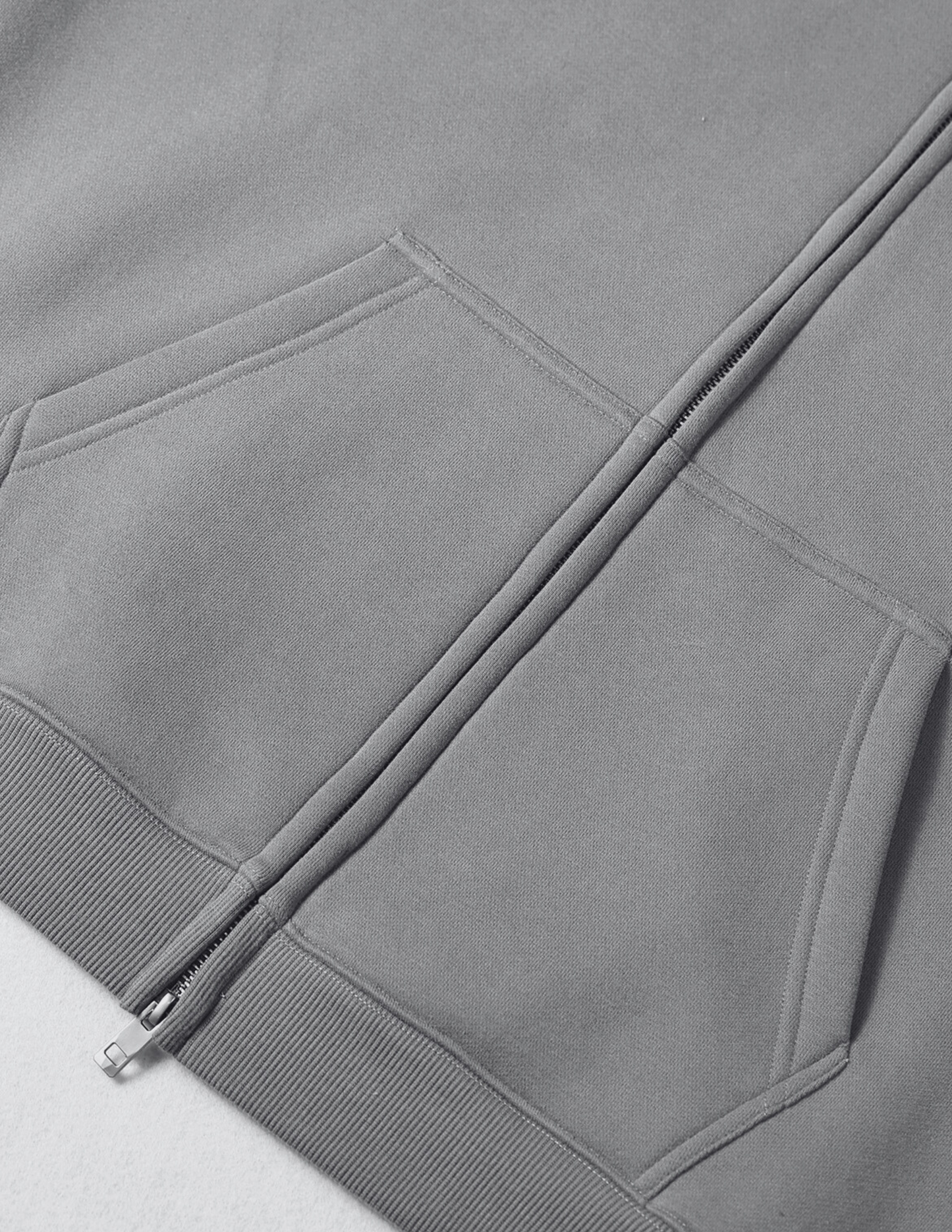 "PRETTY PEOPLE LIKE K-POP" zip up hoodie - slate grey preorder