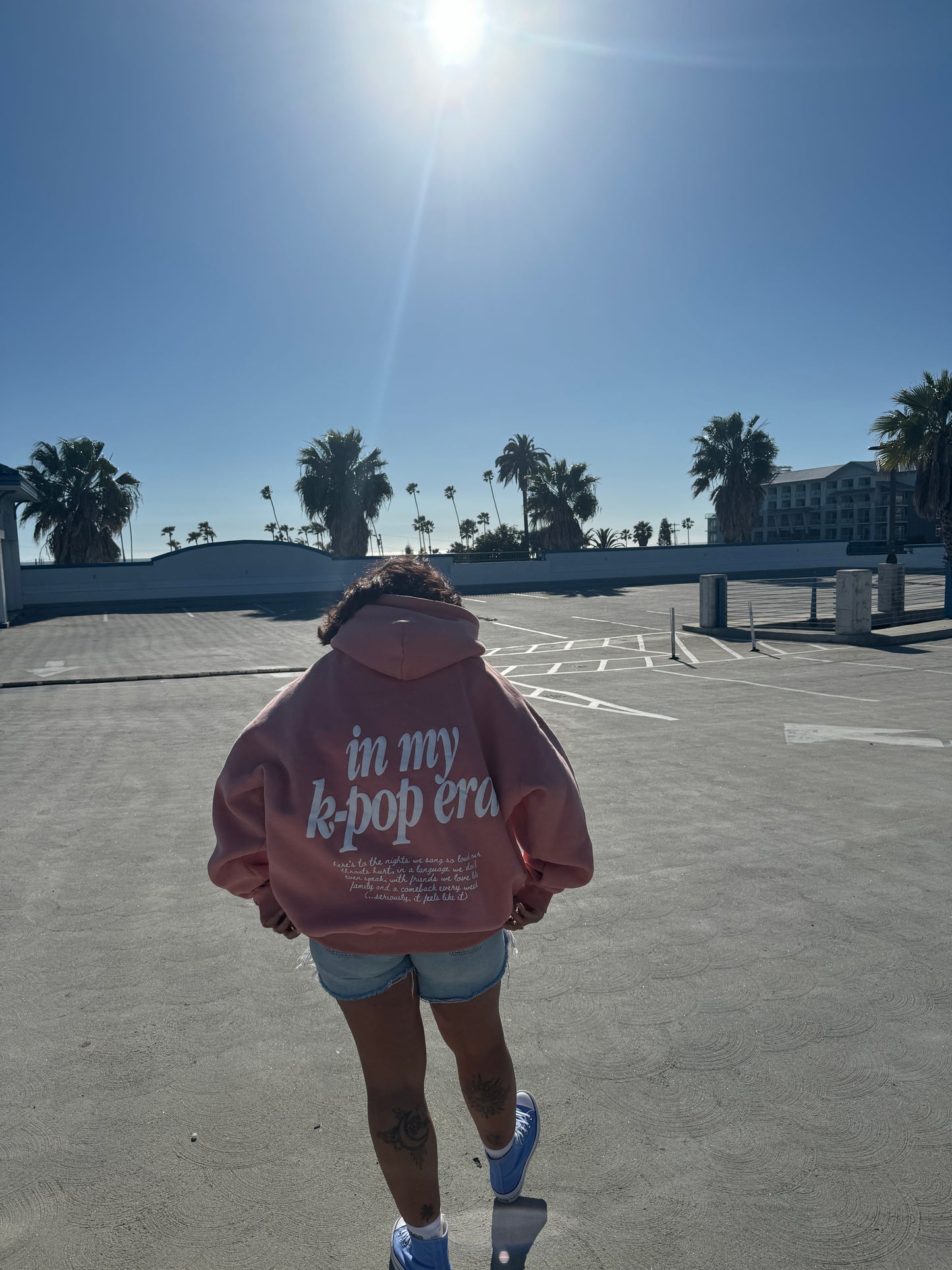 IN MY K-POP ERA HOODIE - ROSE QUARTS PREORDER