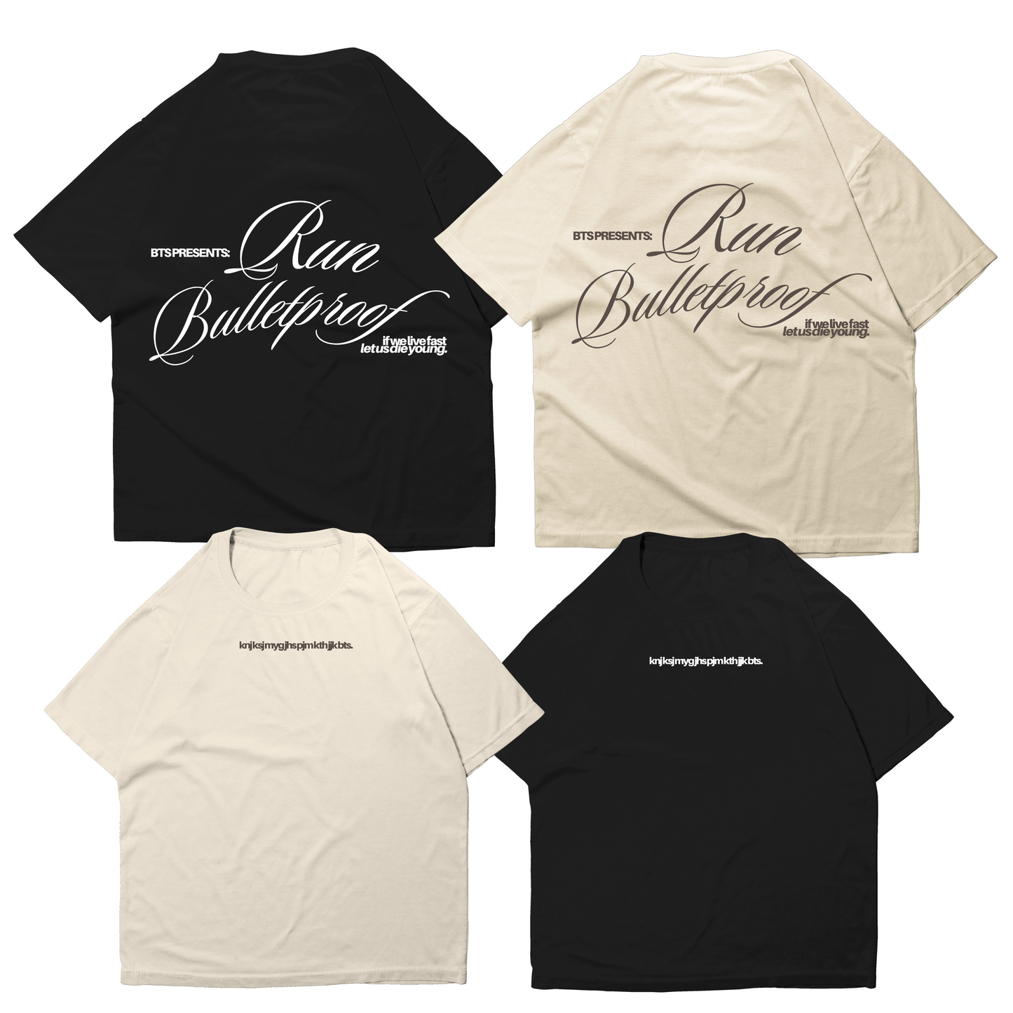Run Bulletproof Oversized Puff Print T-Shirt