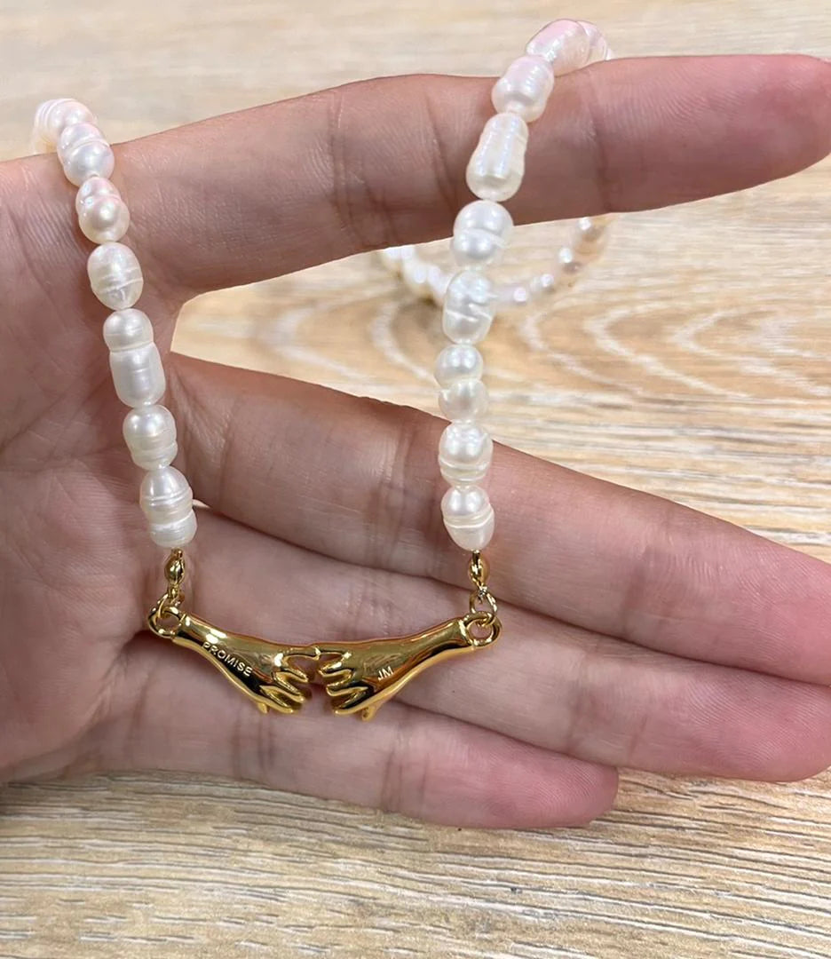 Promise - Jimin Pearl Necklace