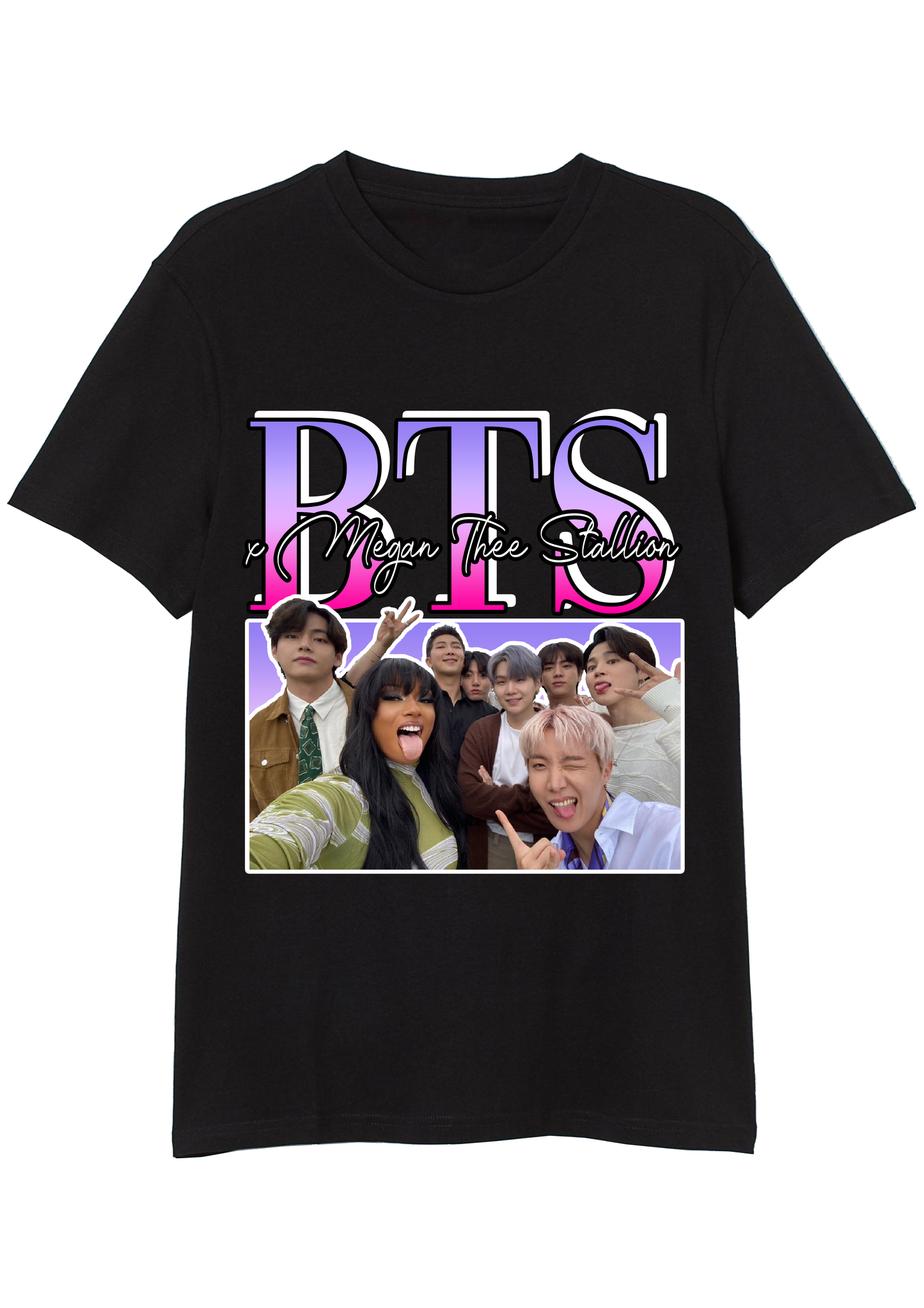 BTS & Megan Thee Stallion Vintage T-Shirt