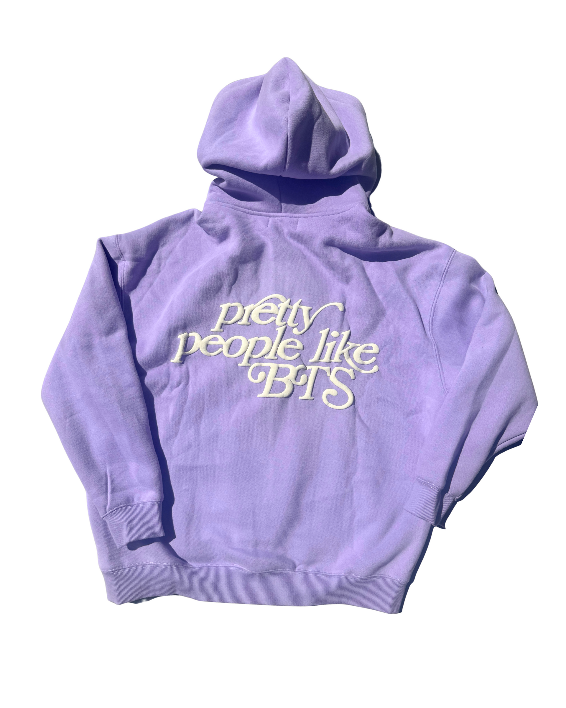 PREORDER) PRETTY PEOPLE LIKE BTS ZIP UP HOODIE - PURPLE – LOST