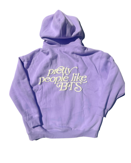 PRETTY PEOPLE LIKE BTS ZIP UP HOODIE