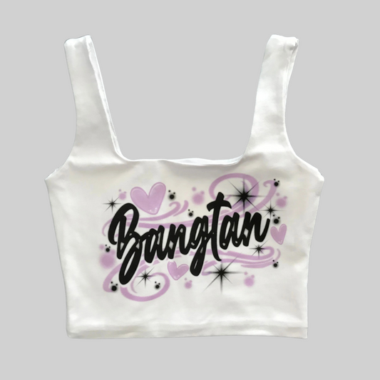 BANGTAN GRAFFITI CROP TOP