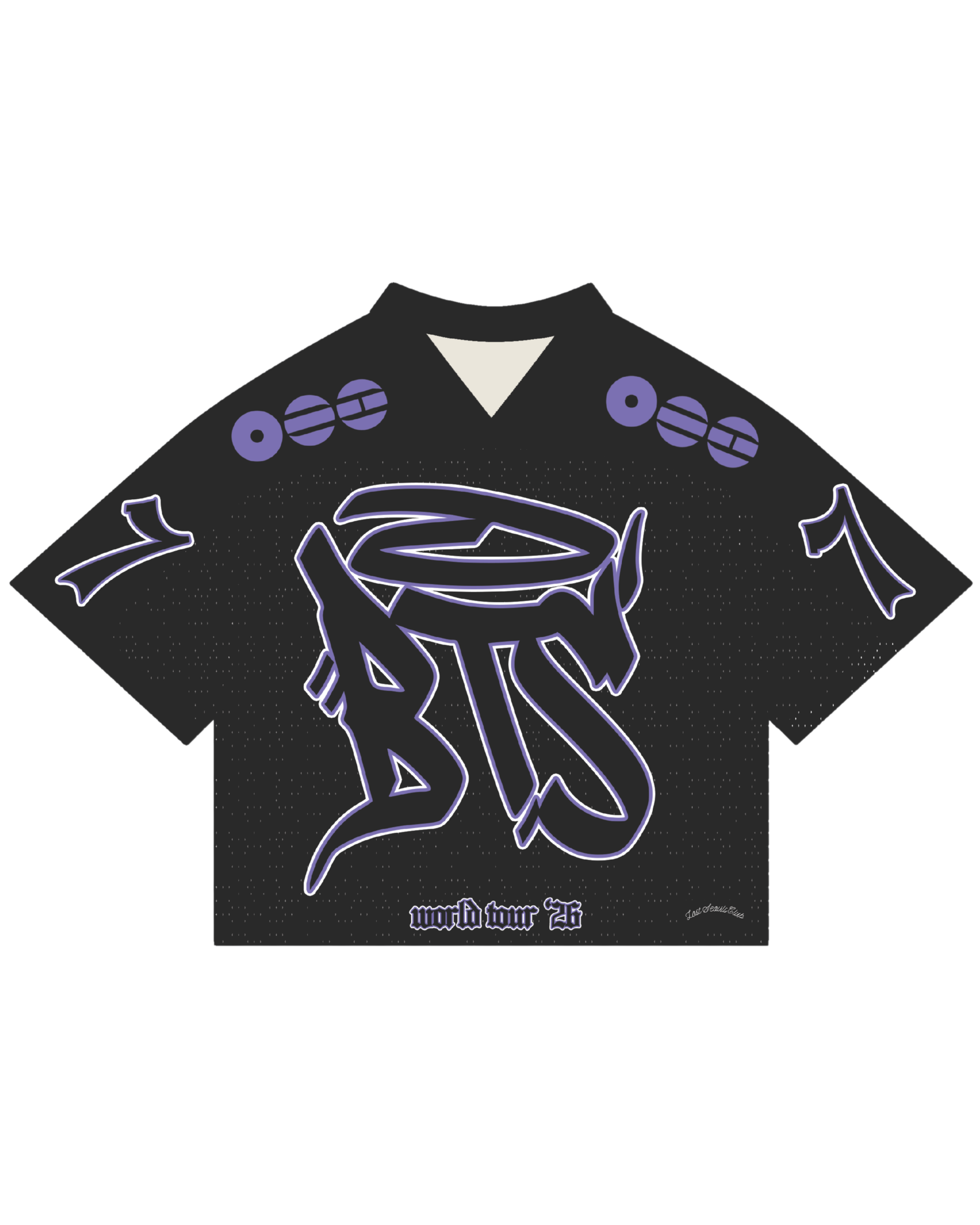PREORDER) BTS ARIRANG TOUR FOOTBALL JERSEY – LOST SEOULS CLUB PREORDER) BTS ARIRANG TOUR FOOTBALL JERSEY – LOST SEOULS CLUB