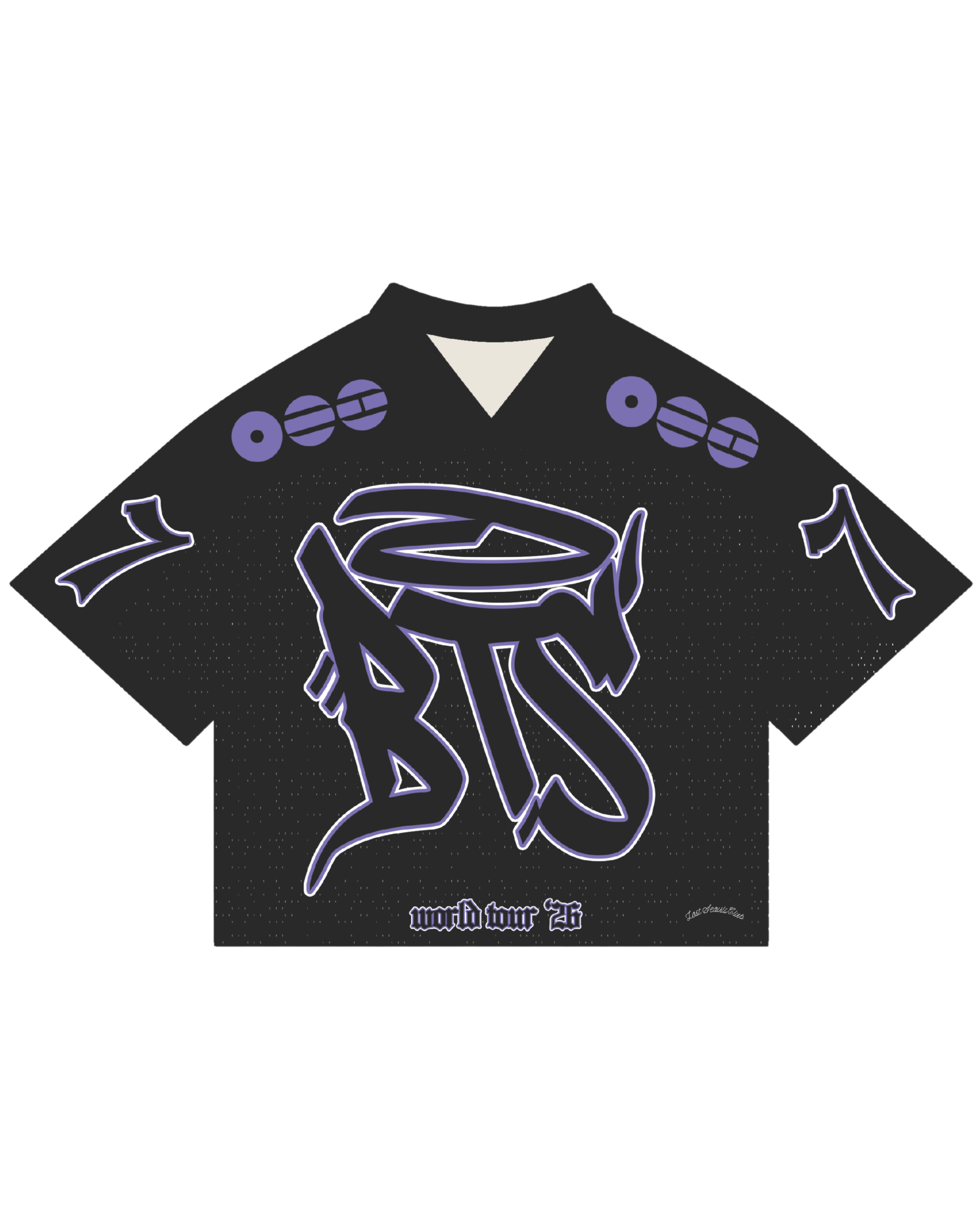 PREORDER) BTS ARIRANG TOUR FOOTBALL JERSEY – LOST SEOULS CLUB PREORDER) BTS ARIRANG TOUR FOOTBALL JERSEY – LOST SEOULS CLUB