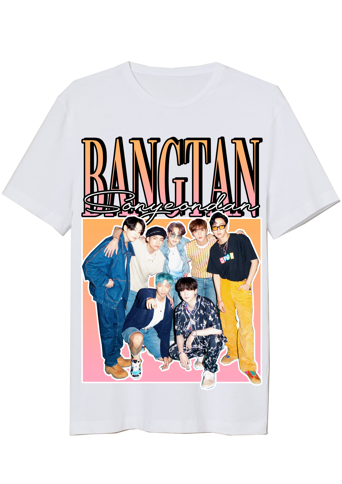 BTS 'Dynamite era' Inspired Vintage T-Shirt