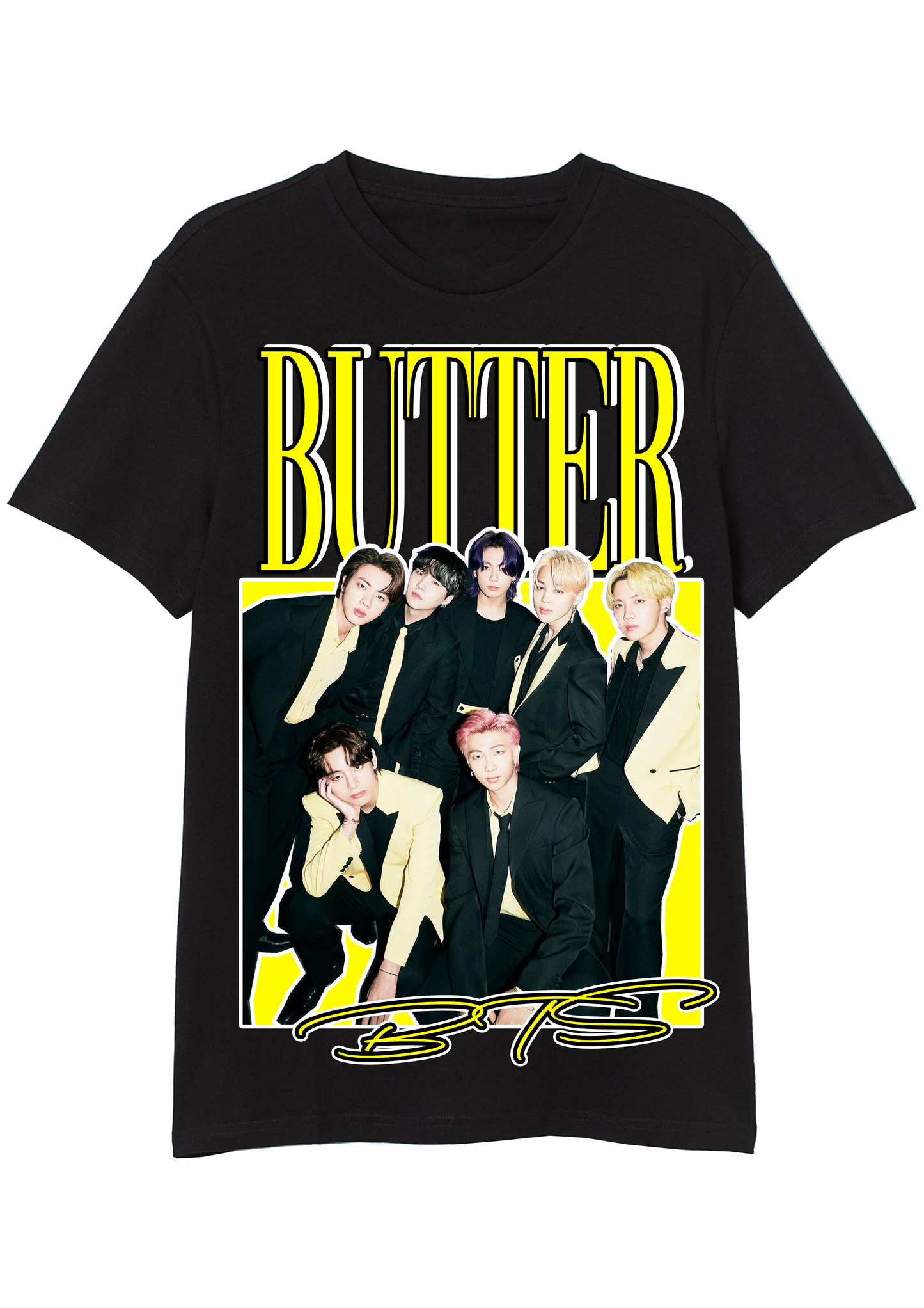 BTS 'Butter' Inspired Vintage T-Shirt