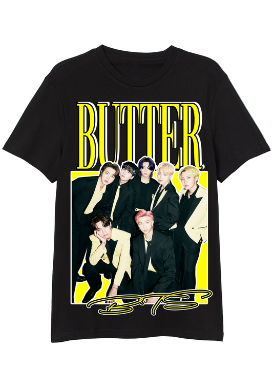 Kids BTS Butter Era Inspired Vintage T-Shirt